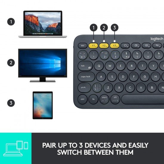 Logitech K380 Multi-Device Bluetooth Wireless Keyboard Logitech K380 Multi-Device Bluetooth Wireless Keyboard