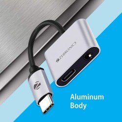 ZEBRONICS 2 in1 USB Type C Multiport Adapter - Zeb TA100AP