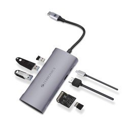 ZEBRONICS Zeb-TA1500UCVP  7 in1 USB Type C Multiport Adapter  