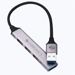 ZEBRONICS Zeb-200HB,4 in 1 USB Type multiport Adapter