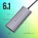 ZEBRONICS 6 in 1 USB Type C Multiport Adapter Zeb TA1000UCL with USB ZEBRONICS 6 in 1 USB Type C Multiport Adapter Zeb TA1000UCL with USB