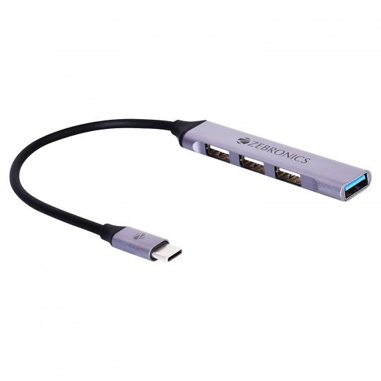 ZEBRONICS Zeb-TA200U,4 in 1 USB Type C multiport Adapter ZEBRONICS Zeb-TA200U,4 in 1 USB Type C multiport Adapter